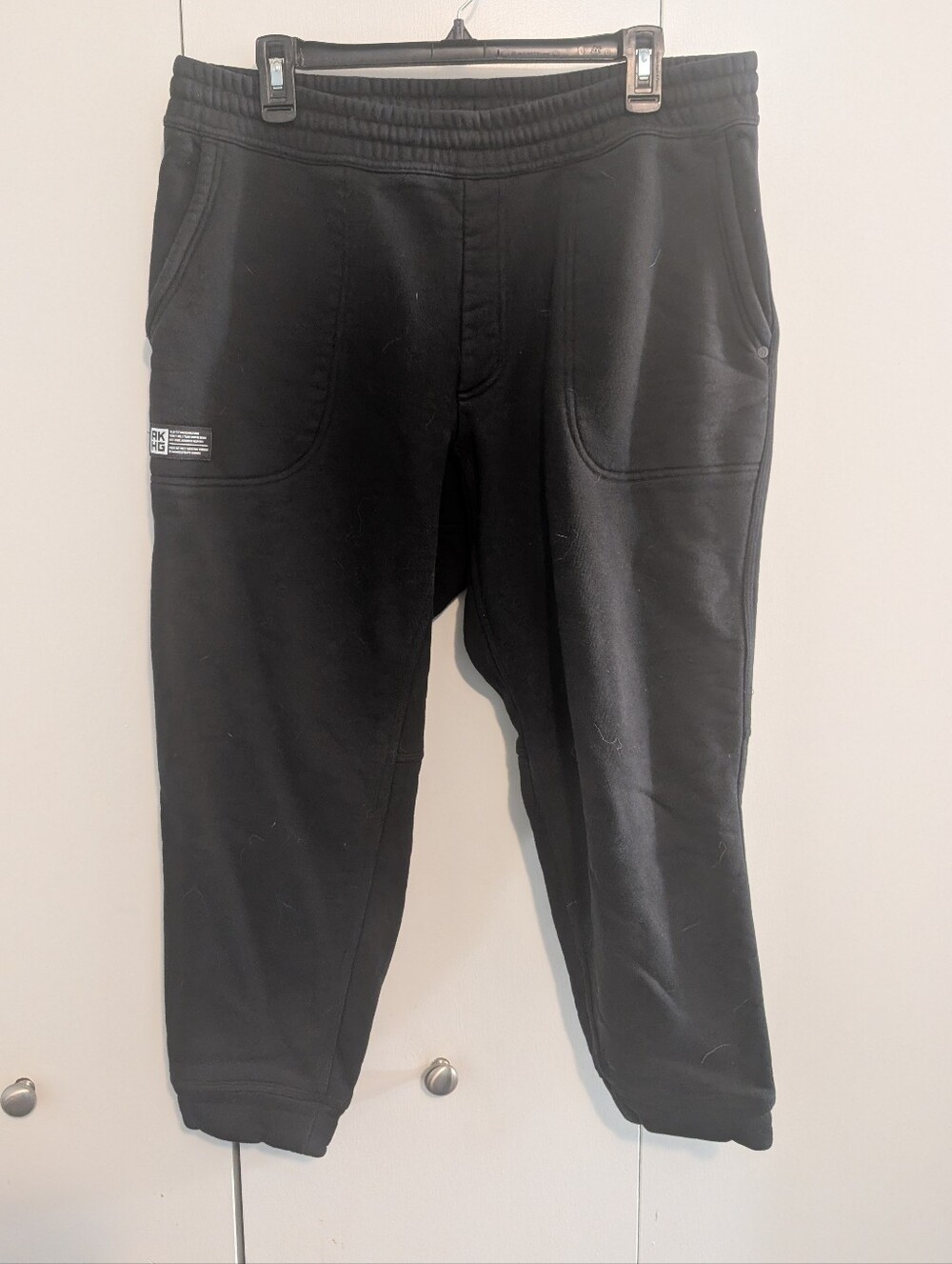 Duluth Alaskan Hardgear Men's Black Casual Cotton Sweatpants Large 30 Length
